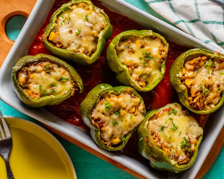 Healthy stuffed bell sale peppers